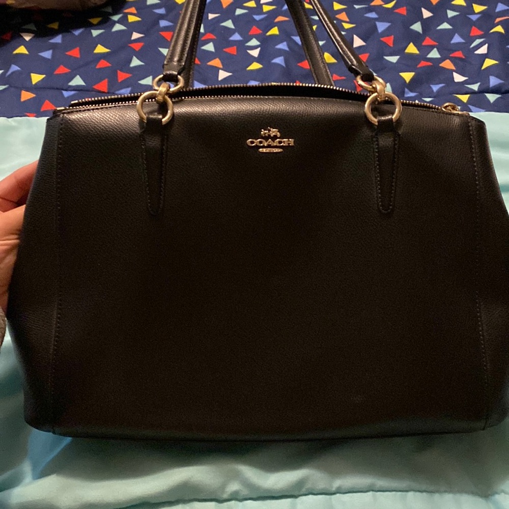 Coach black purse